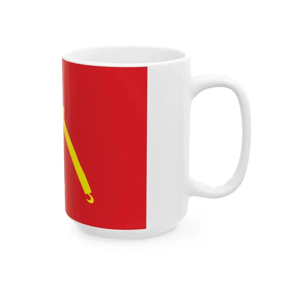 Chinese Peasants Association Flag (China) White Coffee Mug - Go Mug Yourself