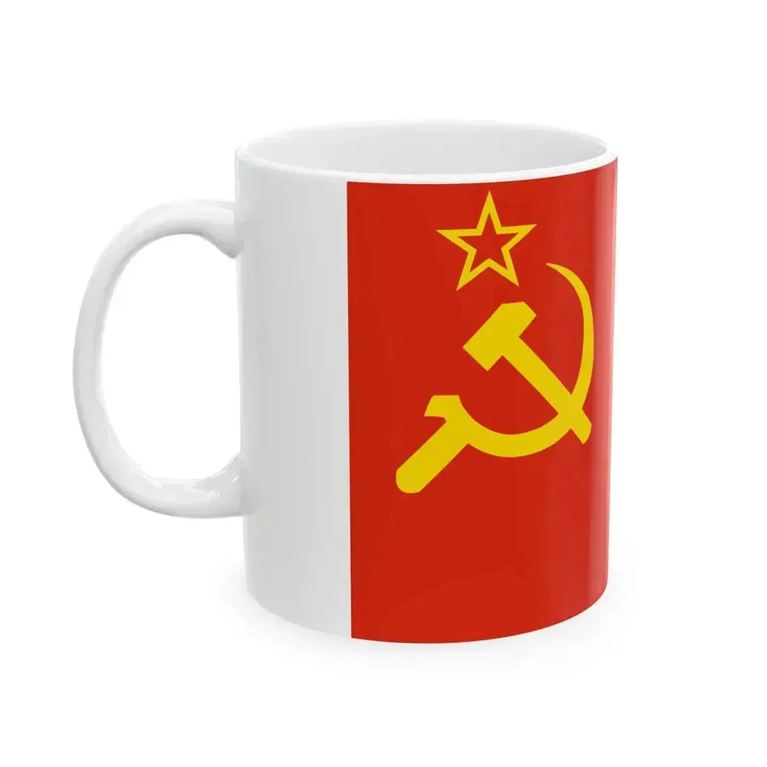 Chinese soviet flag (China) White Coffee Mug - Go Mug Yourself
