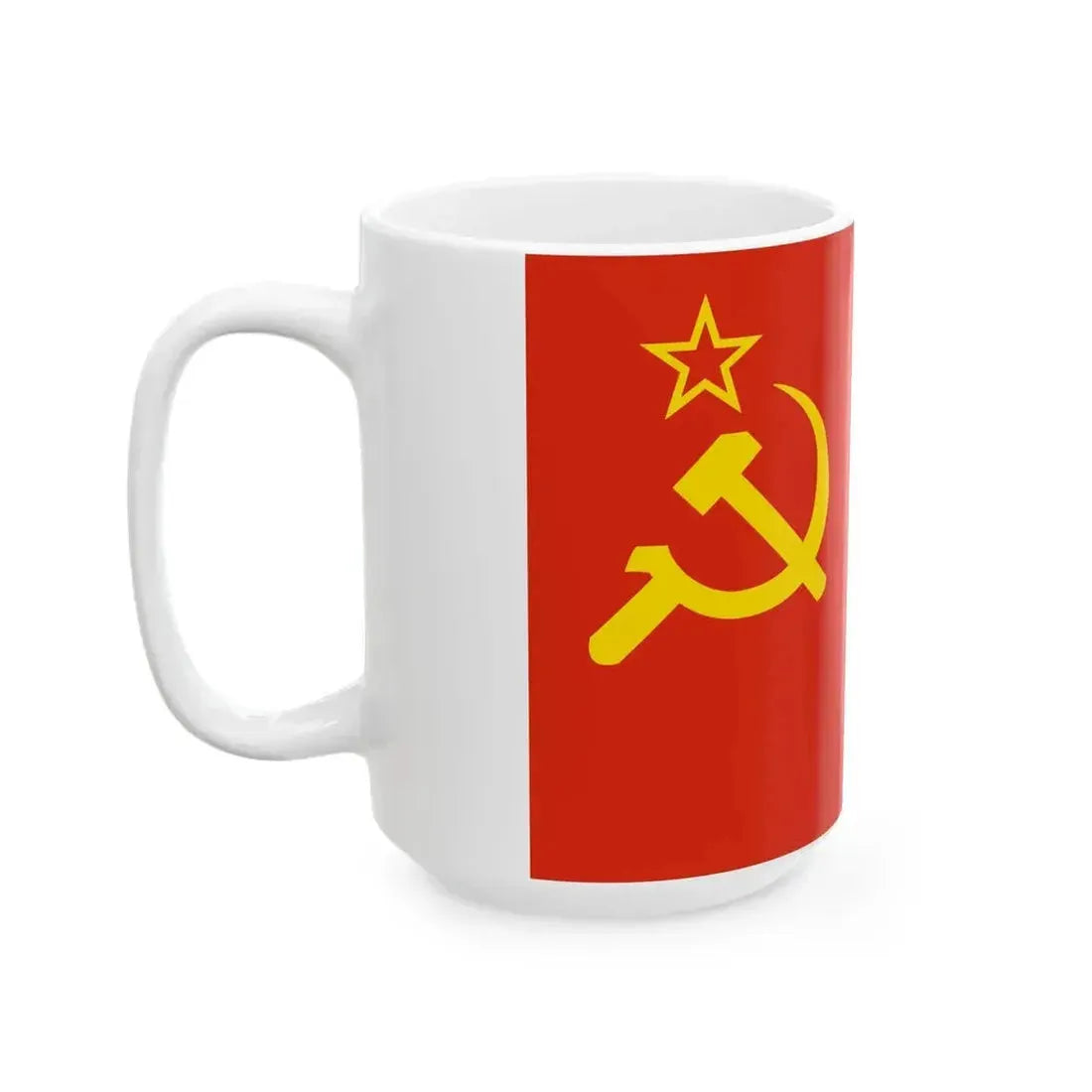 Chinese soviet flag (China) White Coffee Mug - Go Mug Yourself