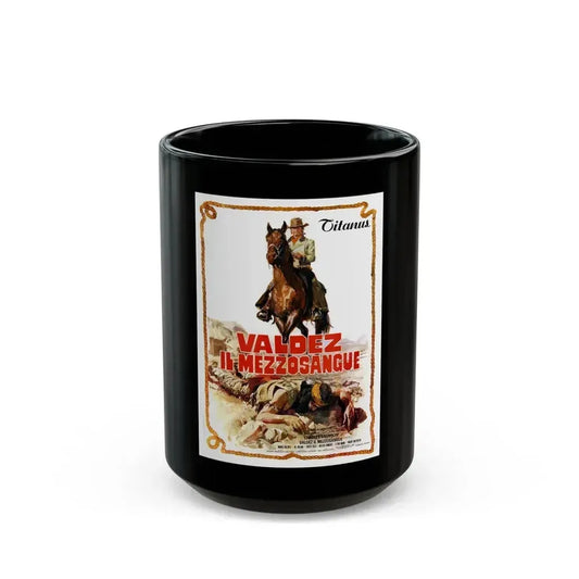 CHINO 1973 Movie Poster - Black Coffee Mug 15oz - Go Mug Yourself