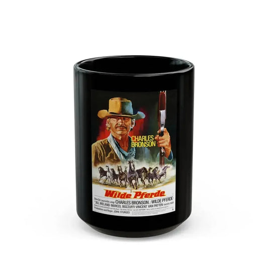 CHINO (3) 1973 Movie Poster - Black Coffee Mug 15oz - Go Mug Yourself
