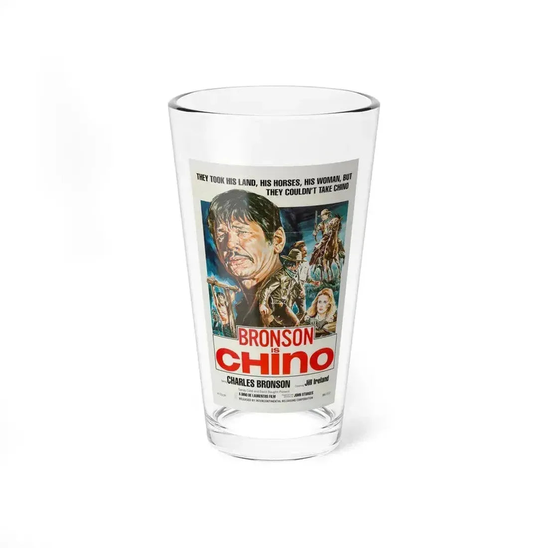 CHINO (4) 1973 Movie Poster - Pint Glass 16oz 16oz - Go Mug Yourself