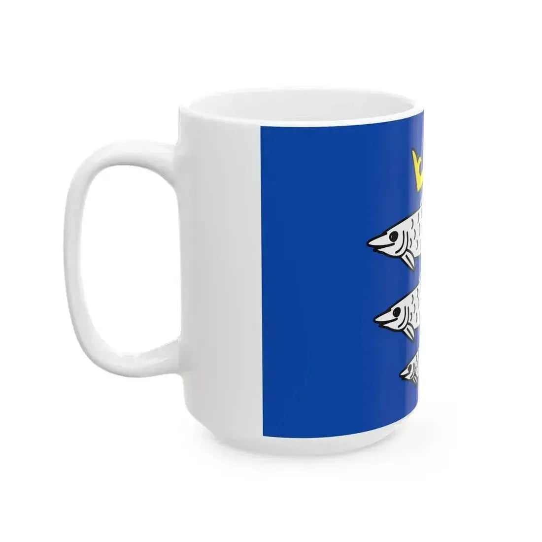 Chiny vlag (Belgium) White Coffee Mug - Go Mug Yourself