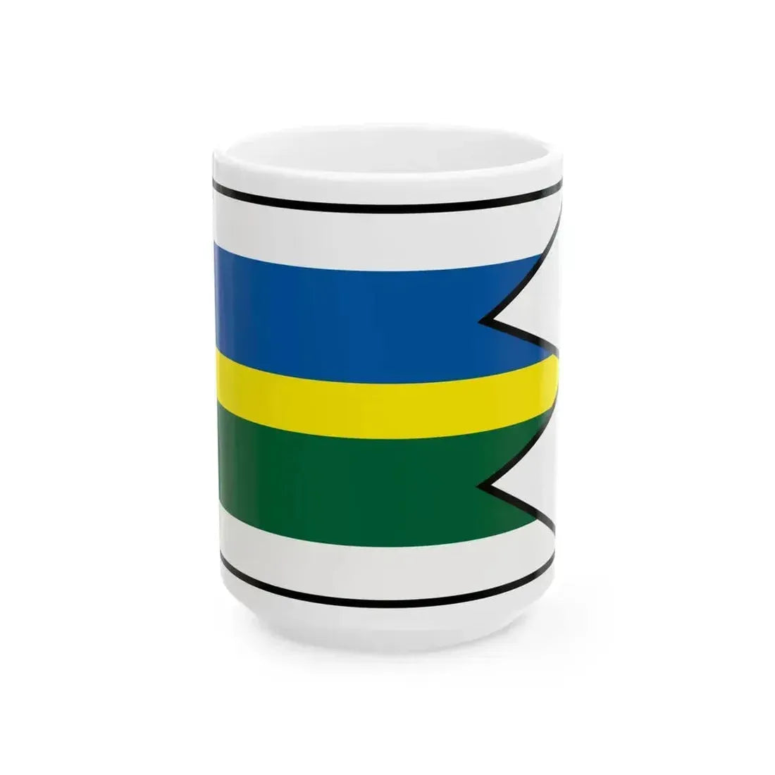 Chlmec Humenne Flag (Slovakia) White Coffee Mug 15oz - Go Mug Yourself