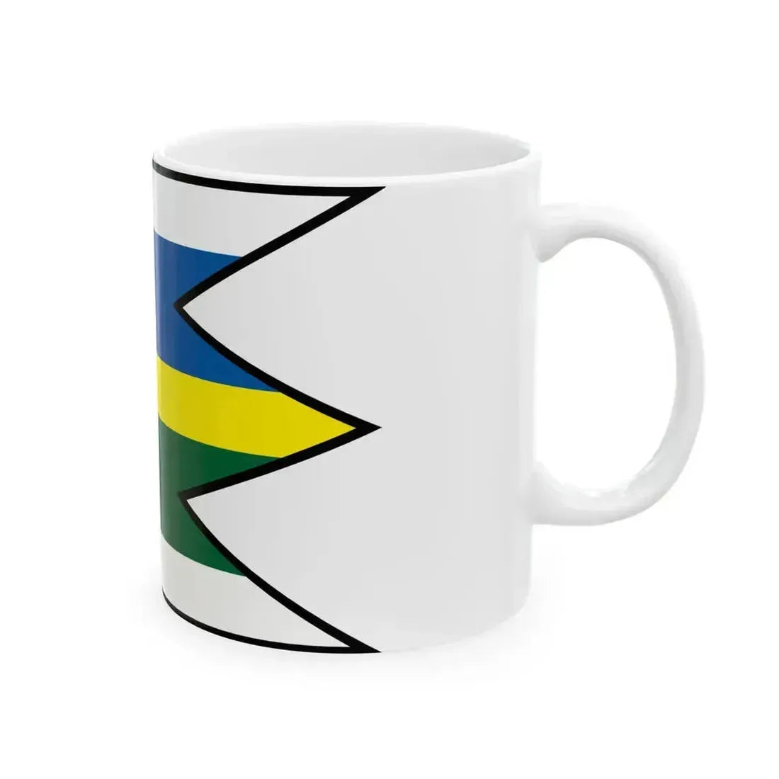 Chlmec Humenne Flag (Slovakia) White Coffee Mug - Go Mug Yourself