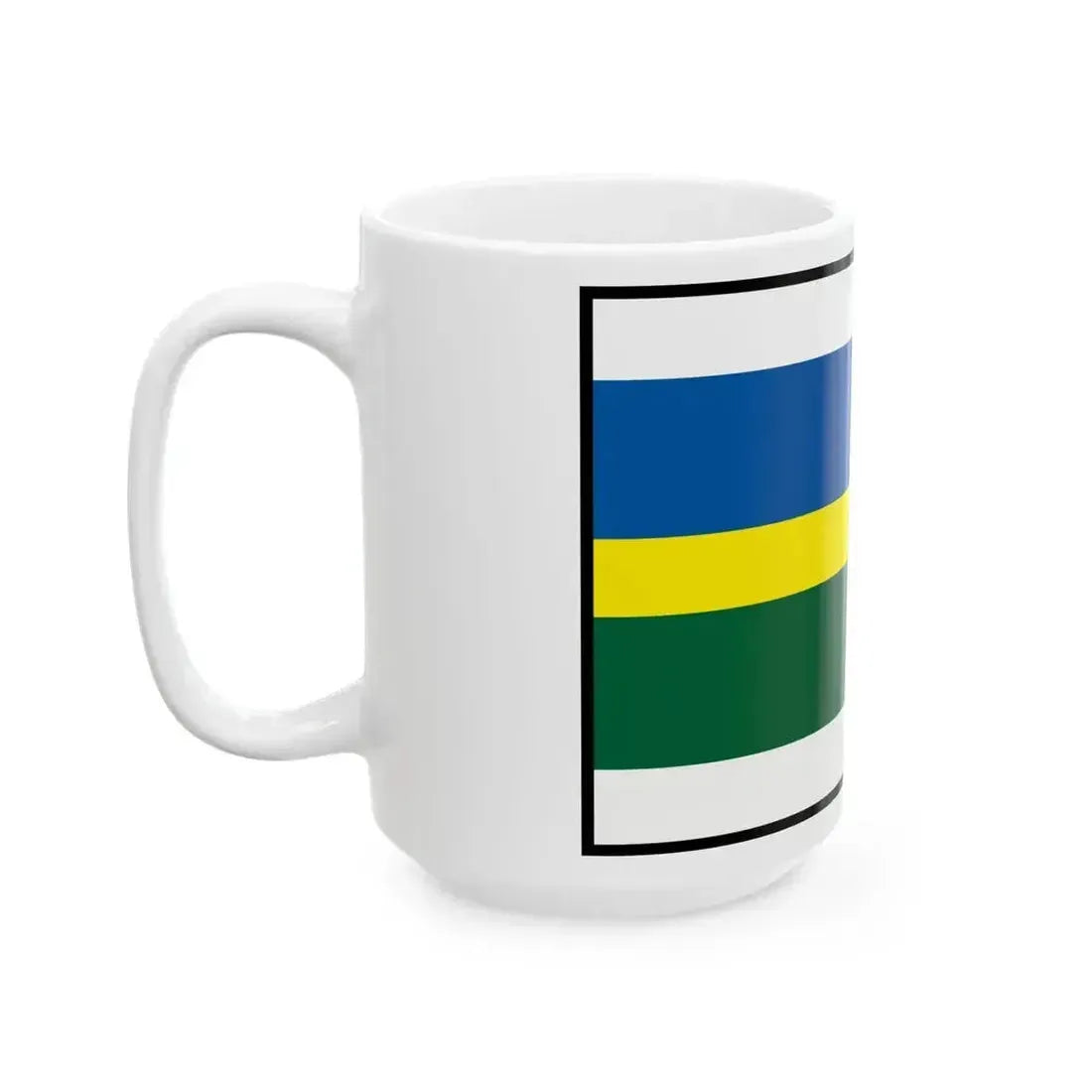 Chlmec Humenne Flag (Slovakia) White Coffee Mug - Go Mug Yourself