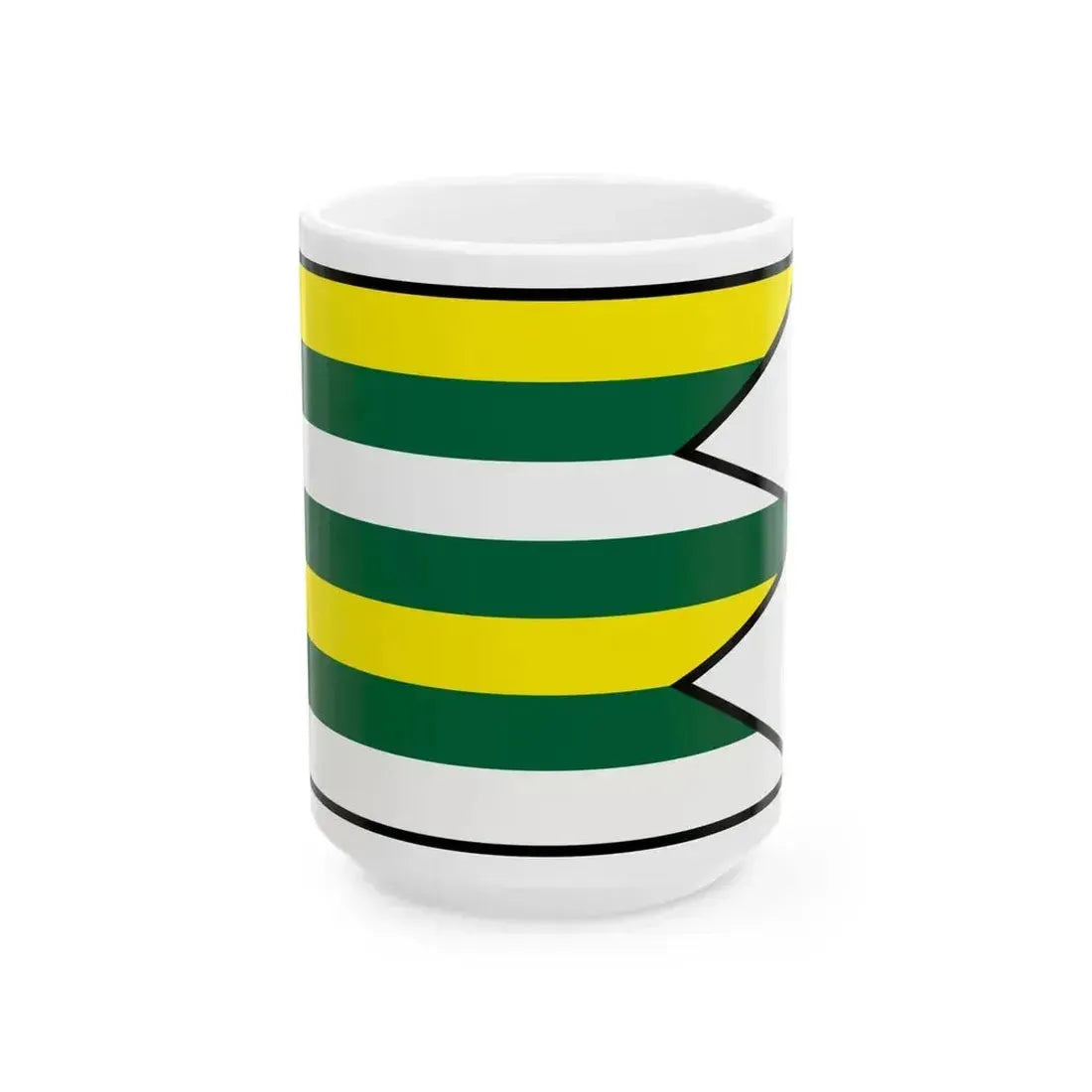 Chmelov Presov Flag (Slovakia) White Coffee Mug 15oz - Go Mug Yourself
