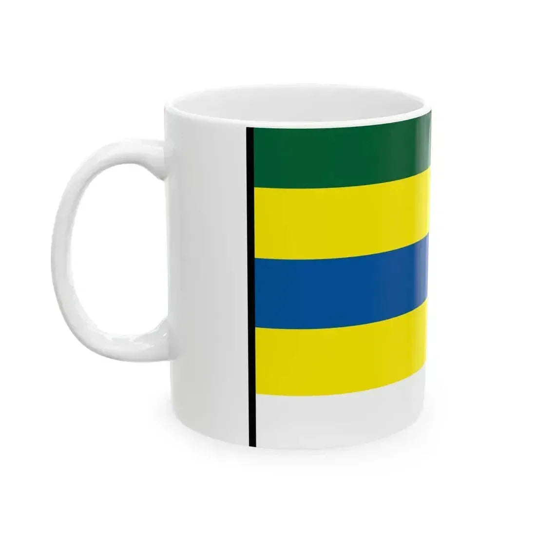 Chmelovec Presov Flag (Slovakia) White Coffee Mug - Go Mug Yourself