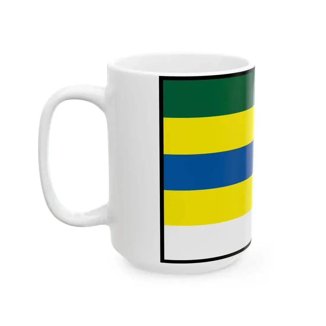 Chmelovec Presov Flag (Slovakia) White Coffee Mug - Go Mug Yourself