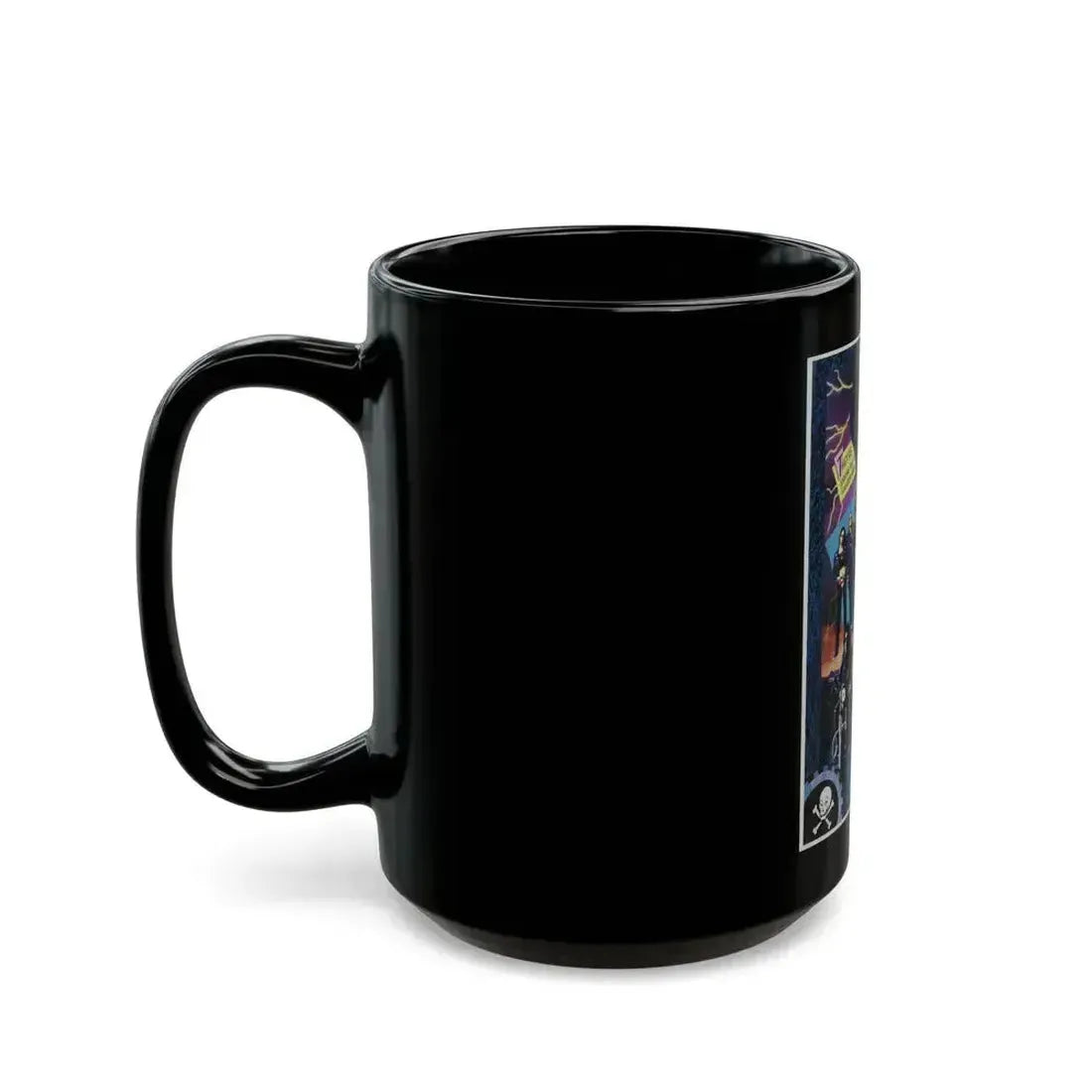 CHOPPER CHICKS IN ZOMBIETOWN 1989 Movie Poster - Black Coffee Mug - Go Mug Yourself