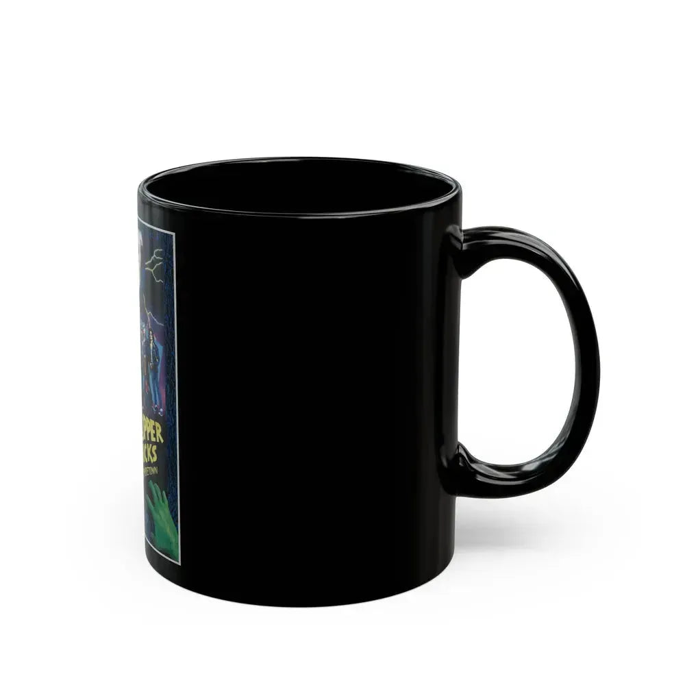 CHOPPER CHICKS IN ZOMBIETOWN 1989 Movie Poster - Black Coffee Mug - Go Mug Yourself
