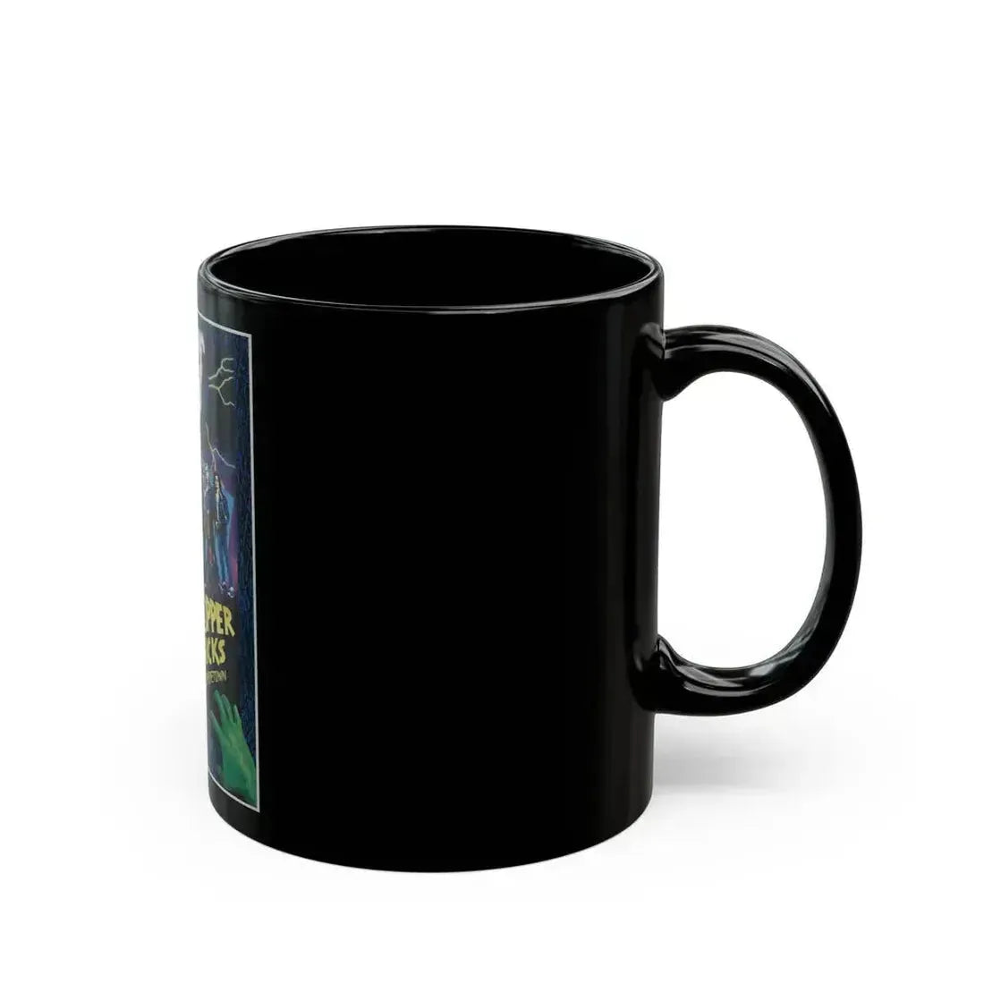 CHOPPER CHICKS IN ZOMBIETOWN 1989 Movie Poster - Black Coffee Mug - Go Mug Yourself