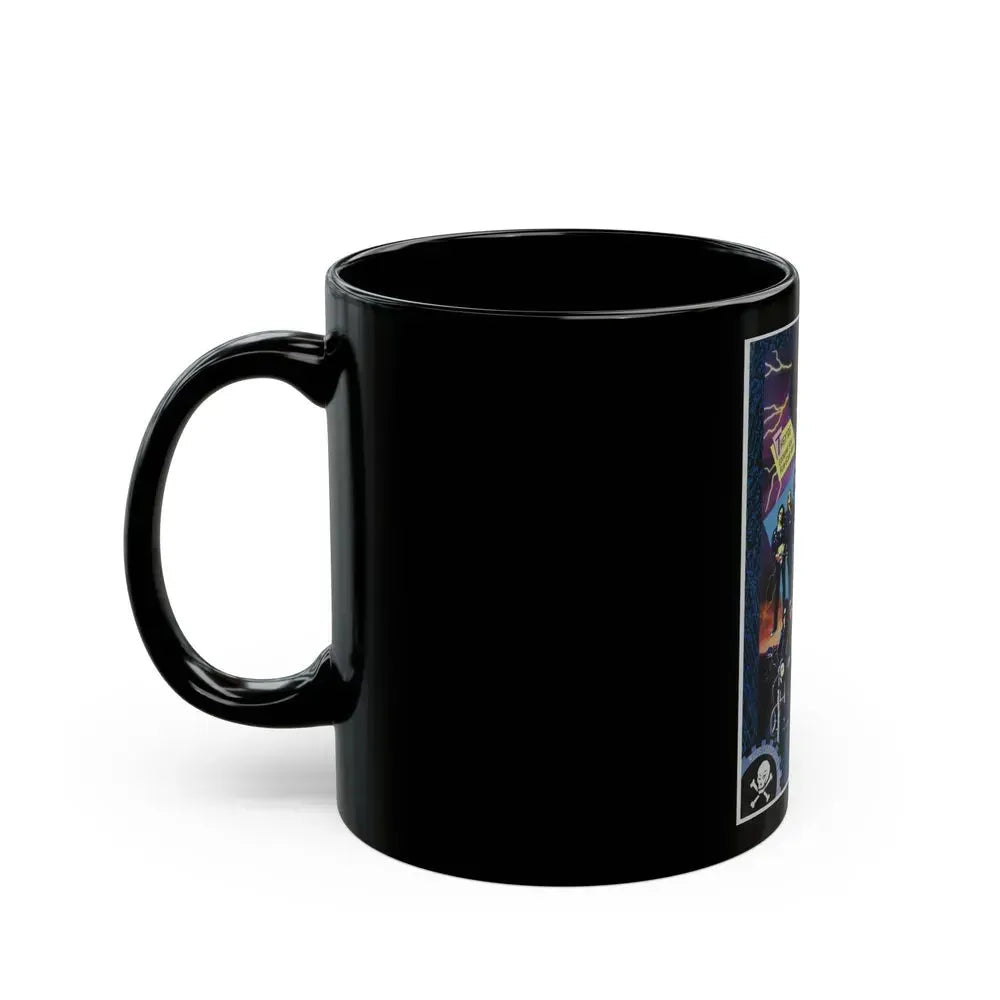 CHOPPER CHICKS IN ZOMBIETOWN 1989 Movie Poster - Black Coffee Mug - Go Mug Yourself