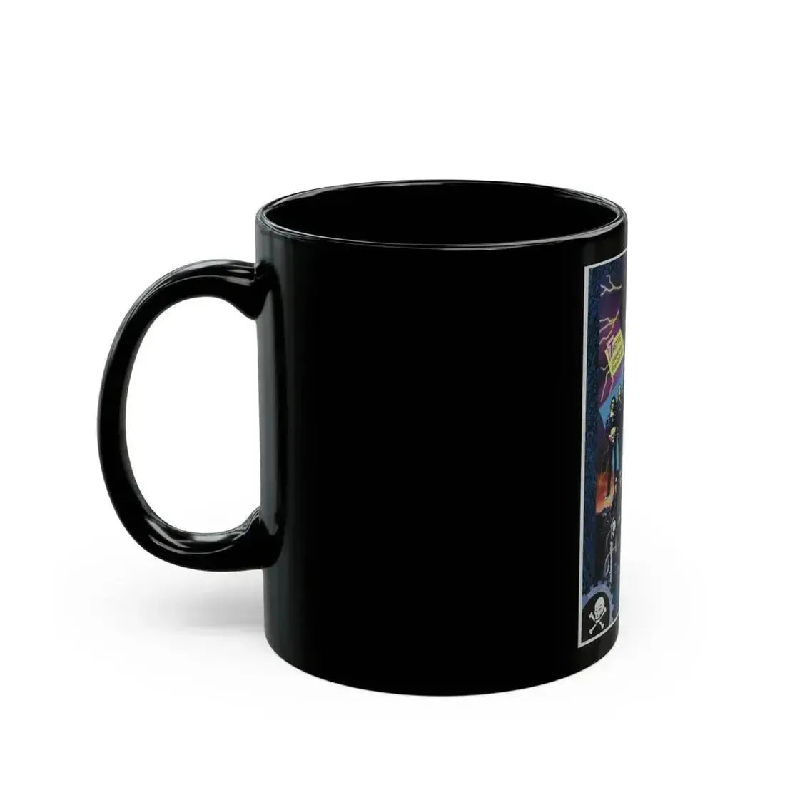 CHOPPER CHICKS IN ZOMBIETOWN 1989 Movie Poster - Black Coffee Mug - Go Mug Yourself