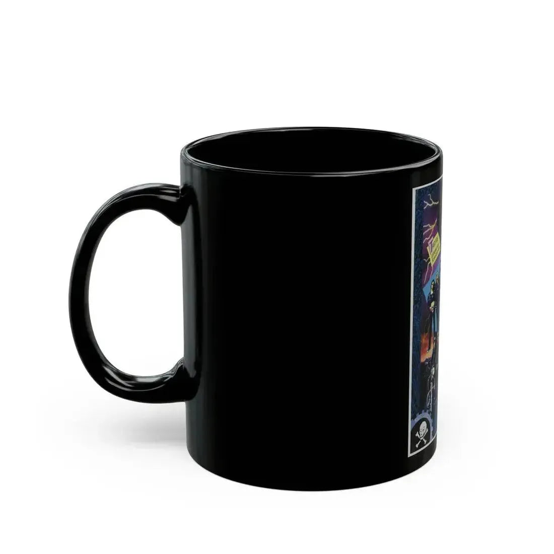 CHOPPER CHICKS IN ZOMBIETOWN 1989 Movie Poster - Black Coffee Mug - Go Mug Yourself