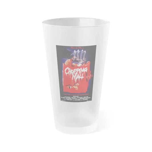 CHOPPING MALL (2) 1986 Movie Poster - Frosted Pint Glass 16oz 16oz Frosted - Go Mug Yourself