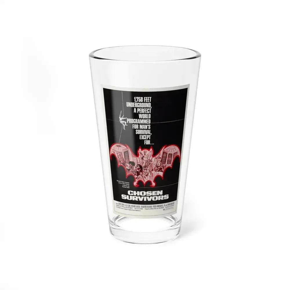 CHOSEN SURVIVORS 1974 Movie Poster - Pint Glass 16oz 16oz - Go Mug Yourself