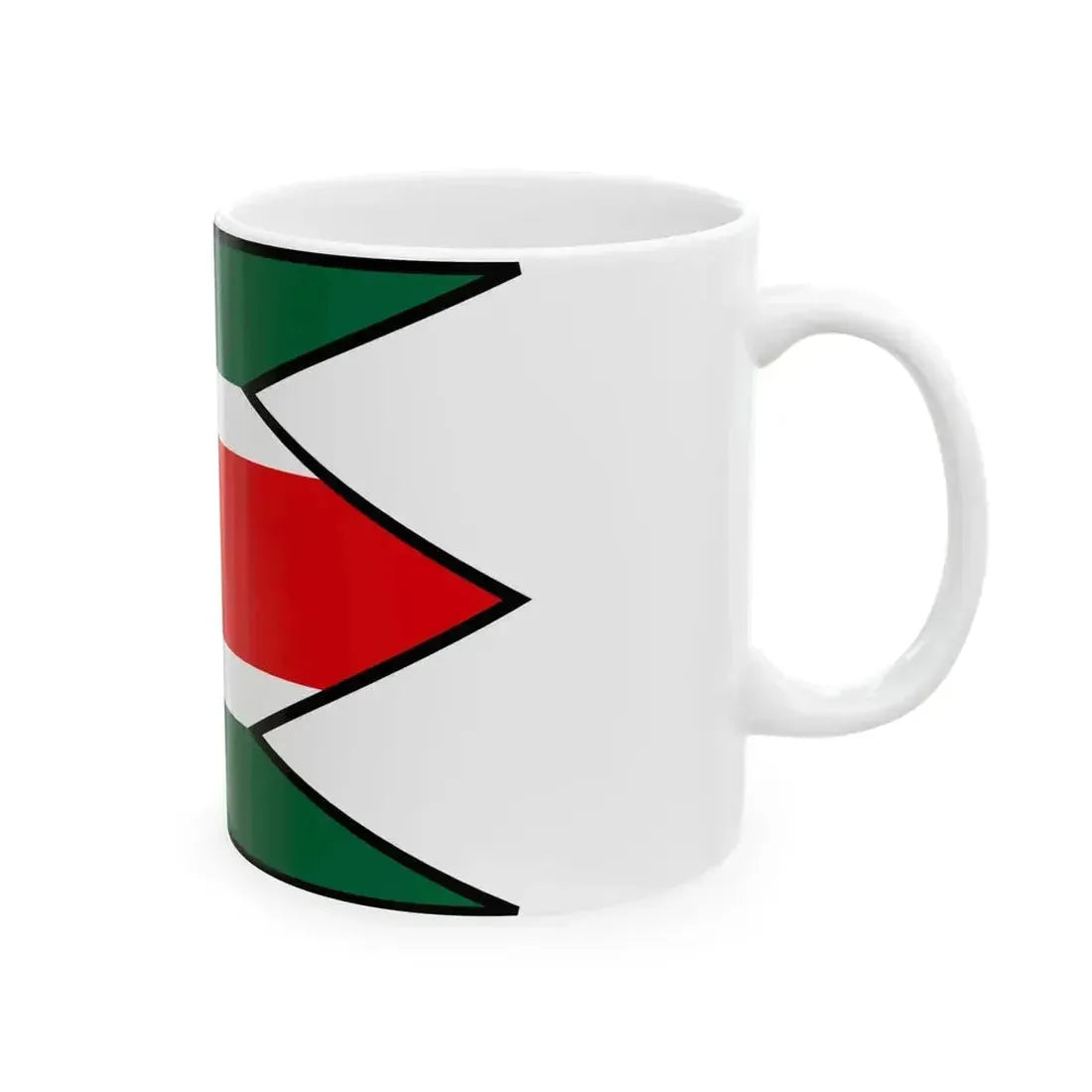 Chotin Komarno Flag (Slovakia) White Coffee Mug - Go Mug Yourself