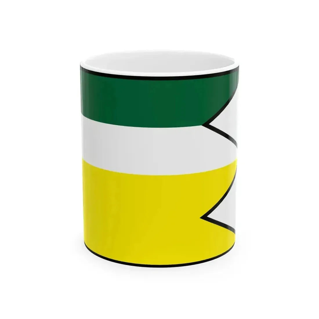 Chrabrany Topolcany Flag (Slovakia) White Coffee Mug 11oz - Go Mug Yourself