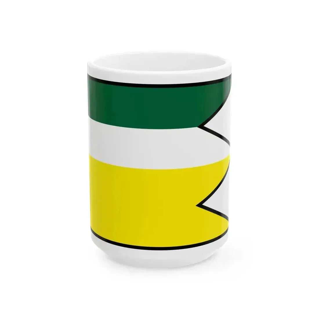 Chrabrany Topolcany Flag (Slovakia) White Coffee Mug 15oz - Go Mug Yourself