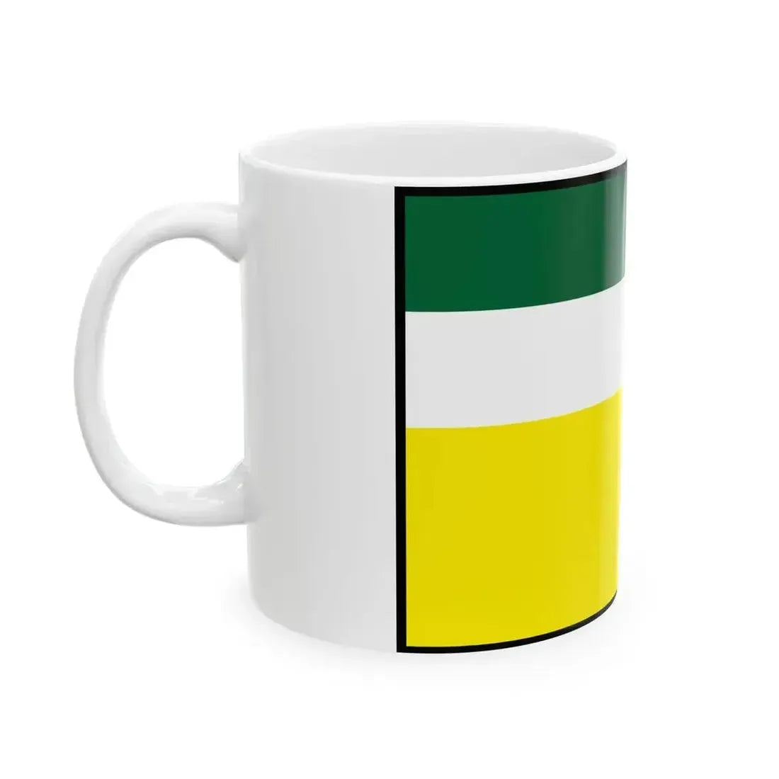 Chrabrany Topolcany Flag (Slovakia) White Coffee Mug - Go Mug Yourself