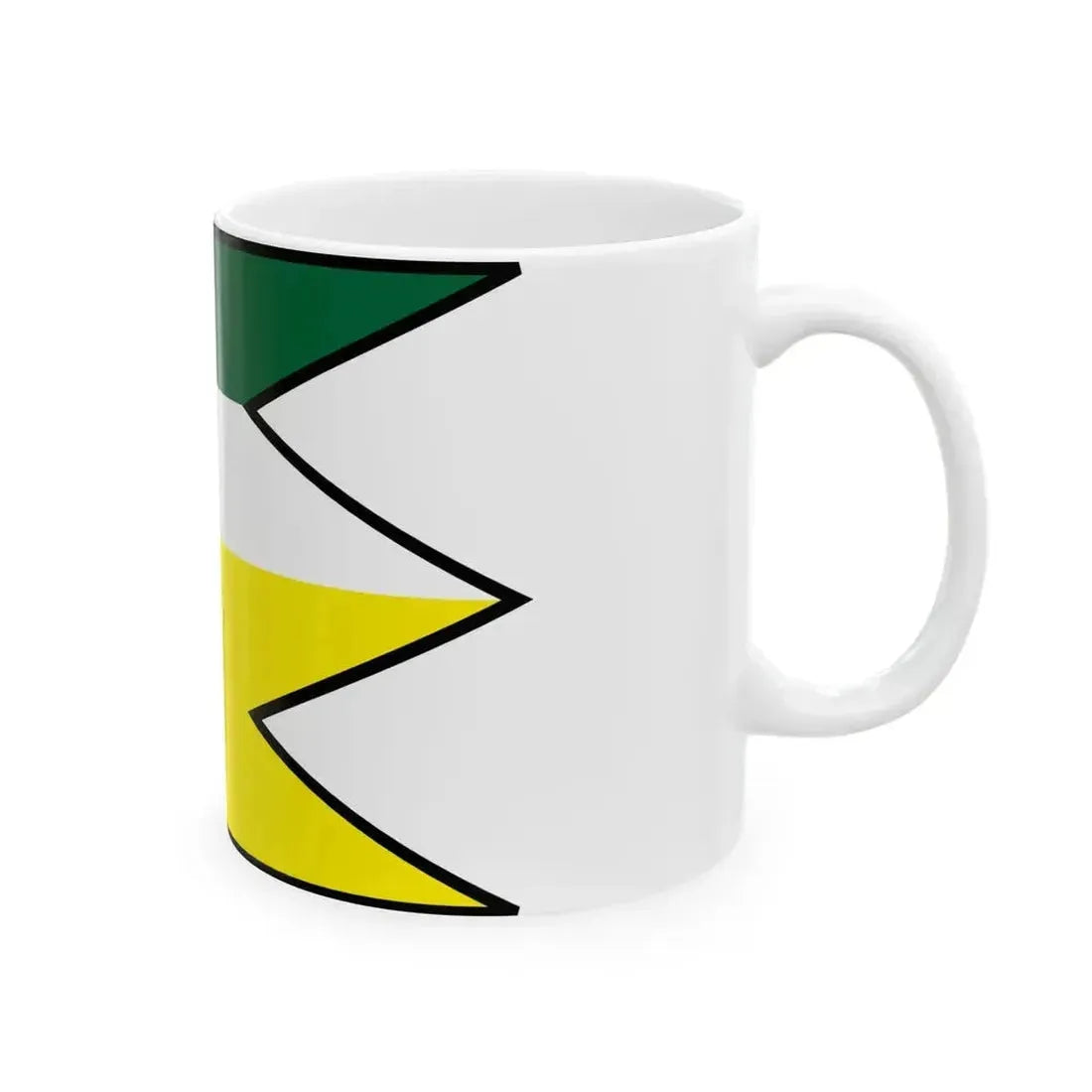 Chrabrany Topolcany Flag (Slovakia) White Coffee Mug - Go Mug Yourself