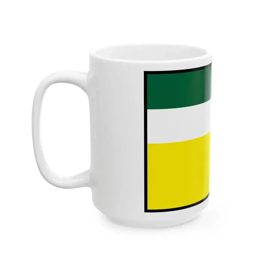 Chrabrany Topolcany Flag (Slovakia) White Coffee Mug - Go Mug Yourself