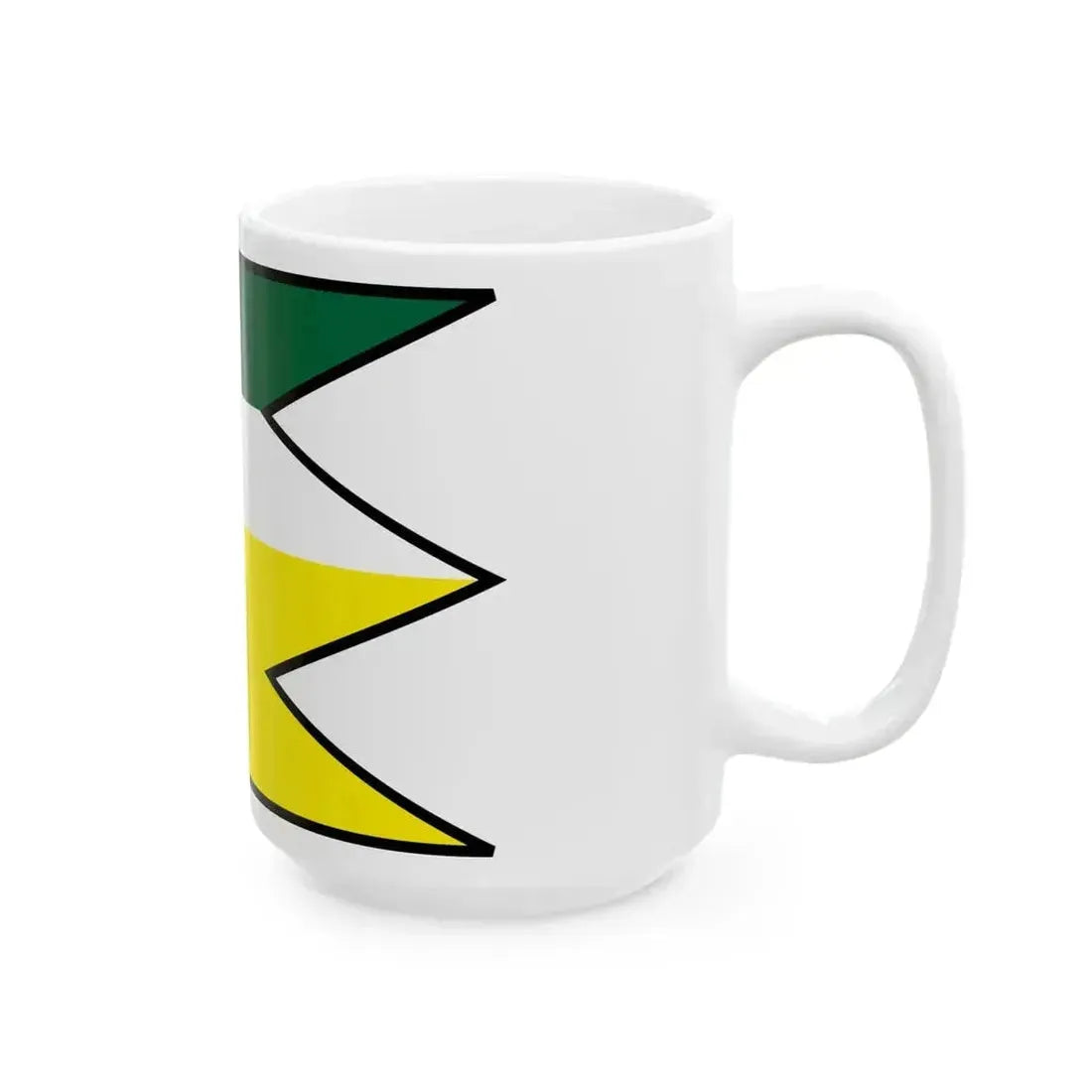 Chrabrany Topolcany Flag (Slovakia) White Coffee Mug - Go Mug Yourself