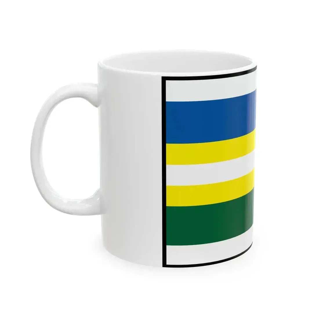 Chrastince Velky Krtis Flag (Slovakia) White Coffee Mug - Go Mug Yourself