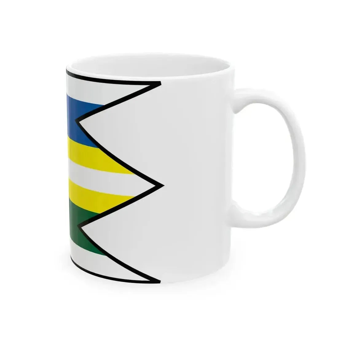Chrastince Velky Krtis Flag (Slovakia) White Coffee Mug - Go Mug Yourself
