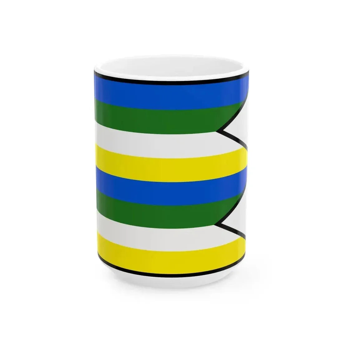 Chrastne Kosice Okolie Flag (Slovakia) White Coffee Mug 15oz - Go Mug Yourself