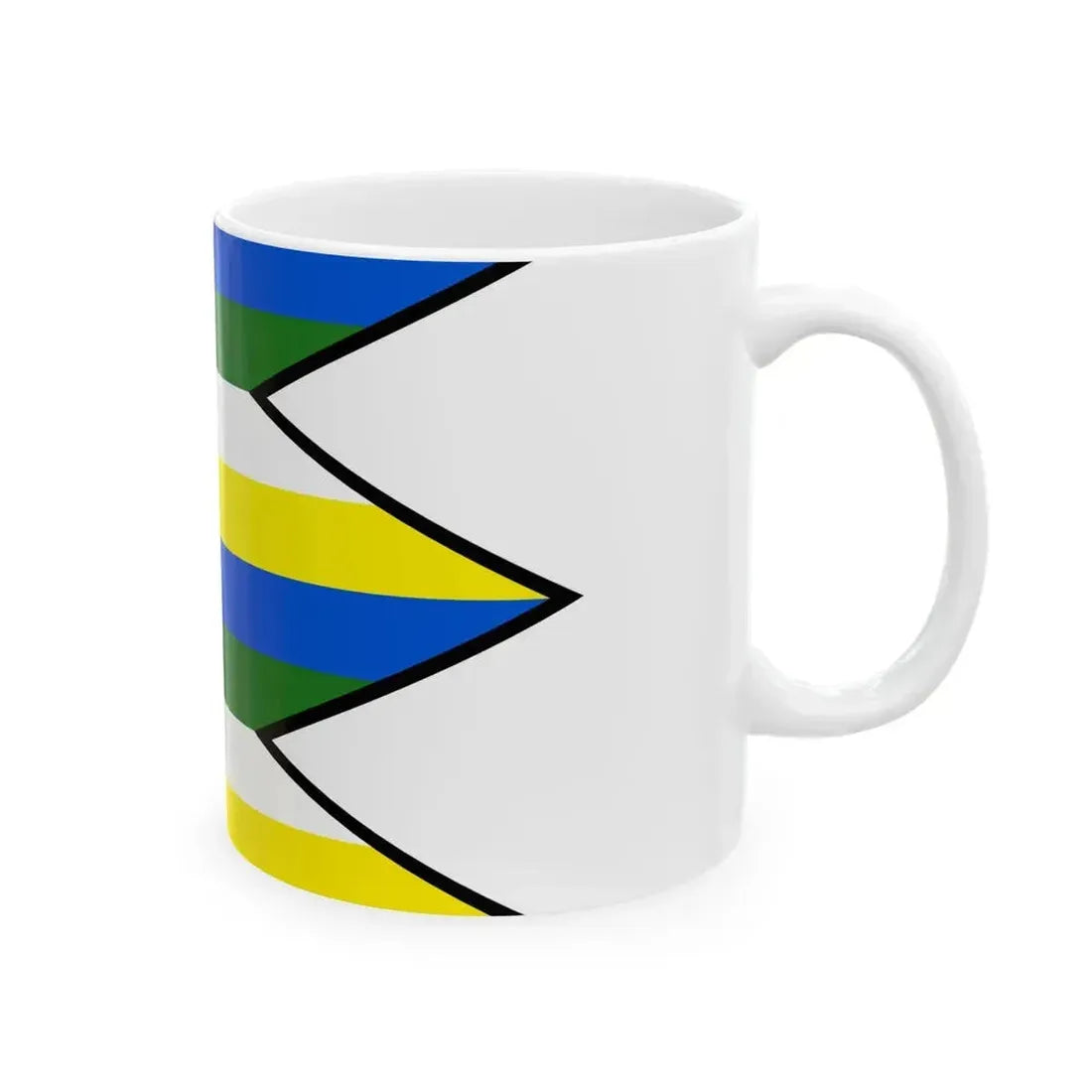 Chrastne Kosice Okolie Flag (Slovakia) White Coffee Mug - Go Mug Yourself