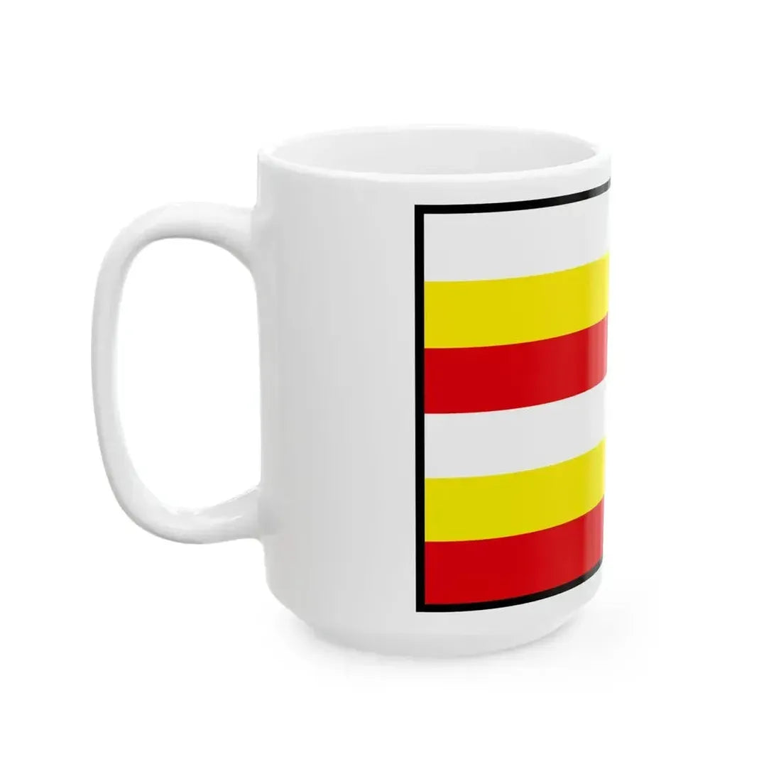 Chrenovec Brusno Prievidza Flag (Slovakia) White Coffee Mug - Go Mug Yourself