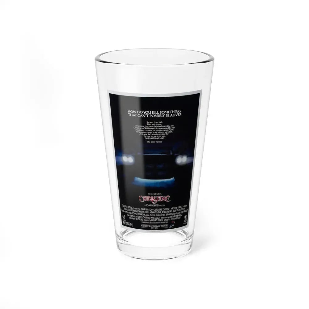 CHRISTINE 1983 Movie Poster - Pint Glass 16oz 16oz - Go Mug Yourself