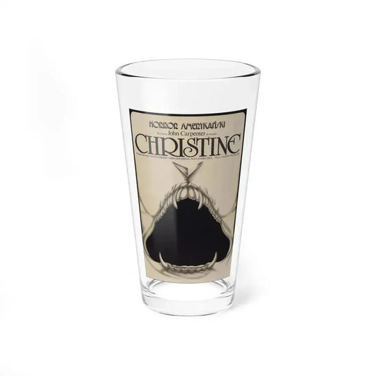CHRISTINE (POLISH) 1983 Movie Poster - Pint Glass 16oz 16oz - Go Mug Yourself