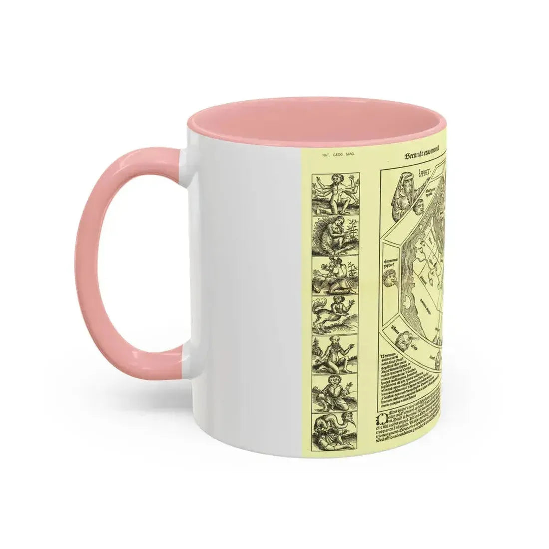 Chronicon Nurembergense Map (1493) (Map) Accent Coffee Mug - Go Mug Yourself