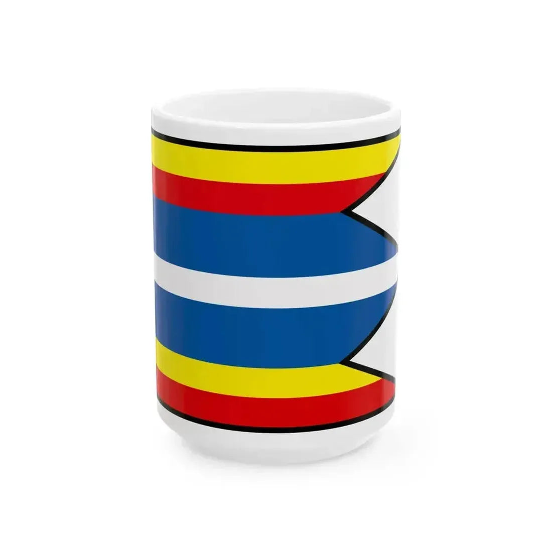 Chropov Skalica Flag (Slovakia) White Coffee Mug 15oz - Go Mug Yourself
