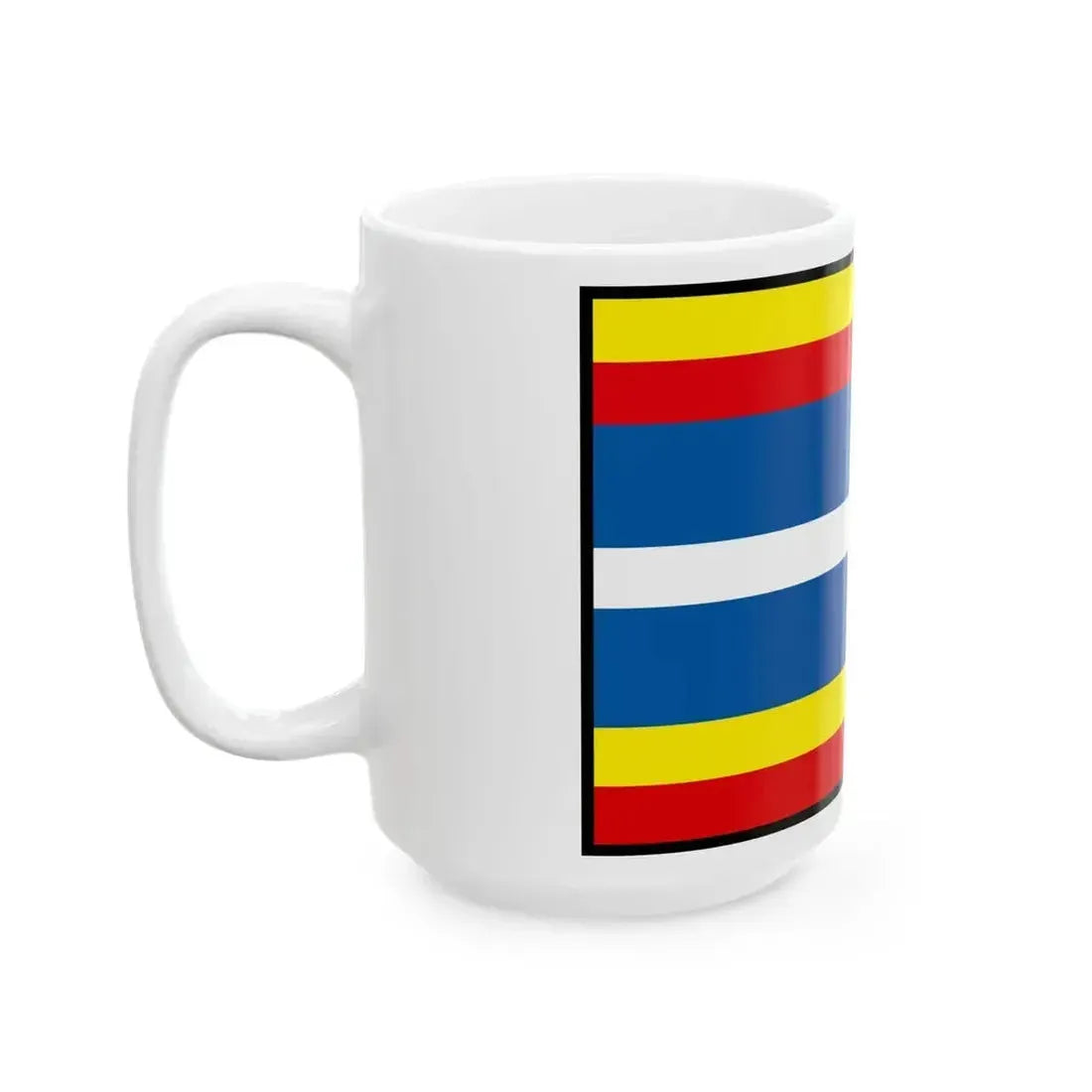 Chropov Skalica Flag (Slovakia) White Coffee Mug - Go Mug Yourself