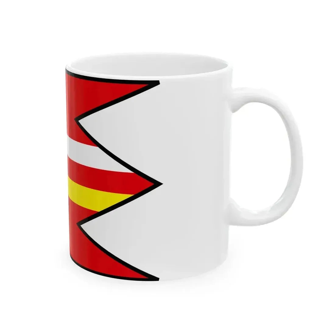 Chrtany Velky Krtis Flag (Slovakia) White Coffee Mug - Go Mug Yourself
