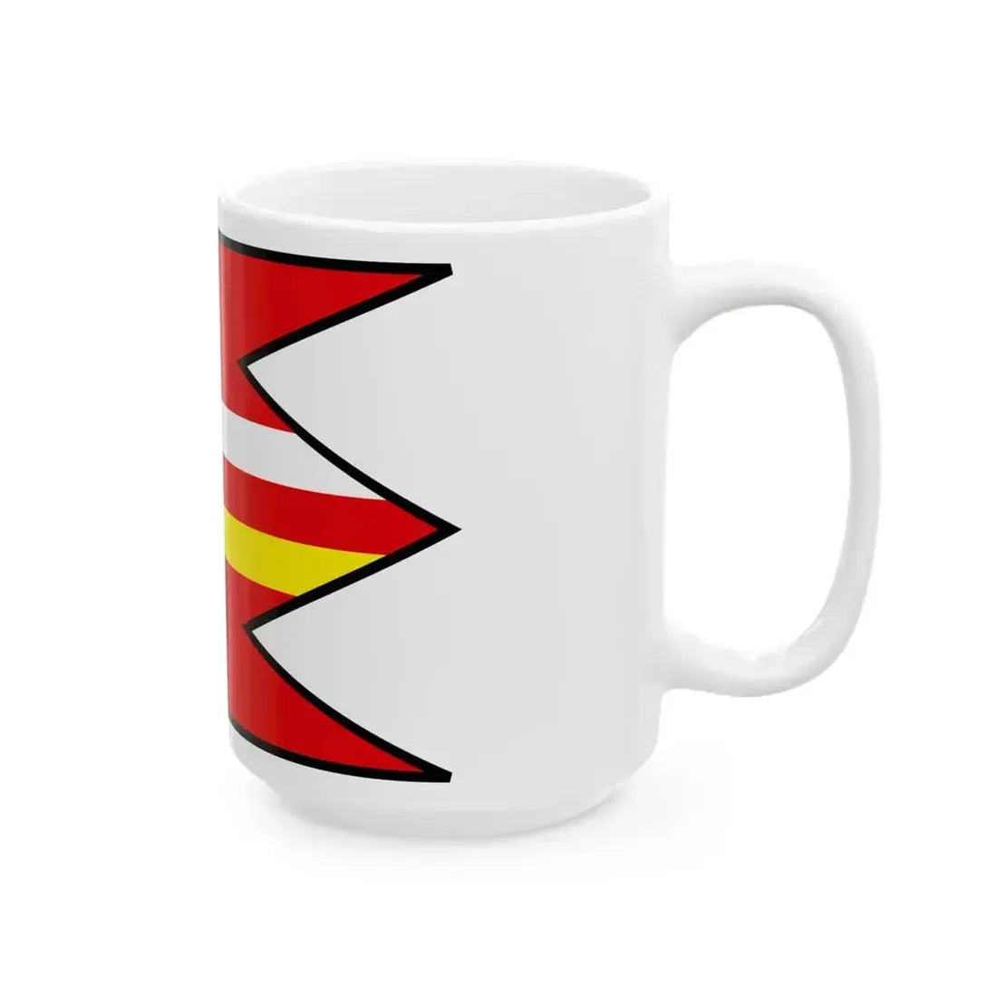 Chrtany Velky Krtis Flag (Slovakia) White Coffee Mug - Go Mug Yourself