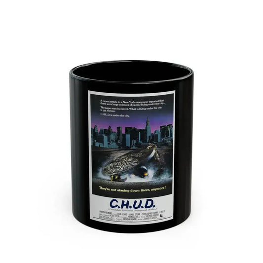 C.H.U.D. 1984 Movie Poster - Black Coffee Mug 11oz - Go Mug Yourself
