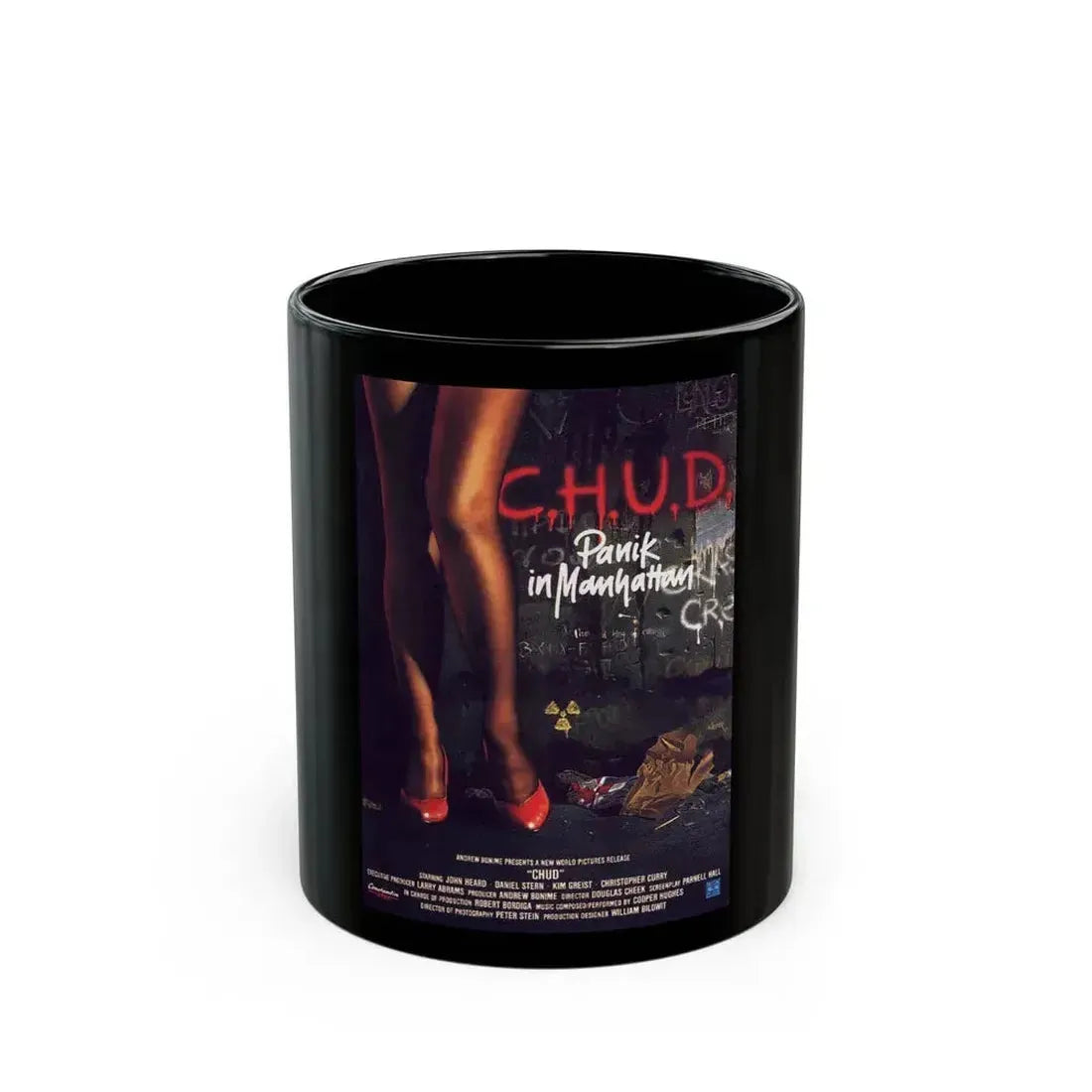 C.H.U.D. (2) 1984 Movie Poster - Black Coffee Mug 11oz - Go Mug Yourself