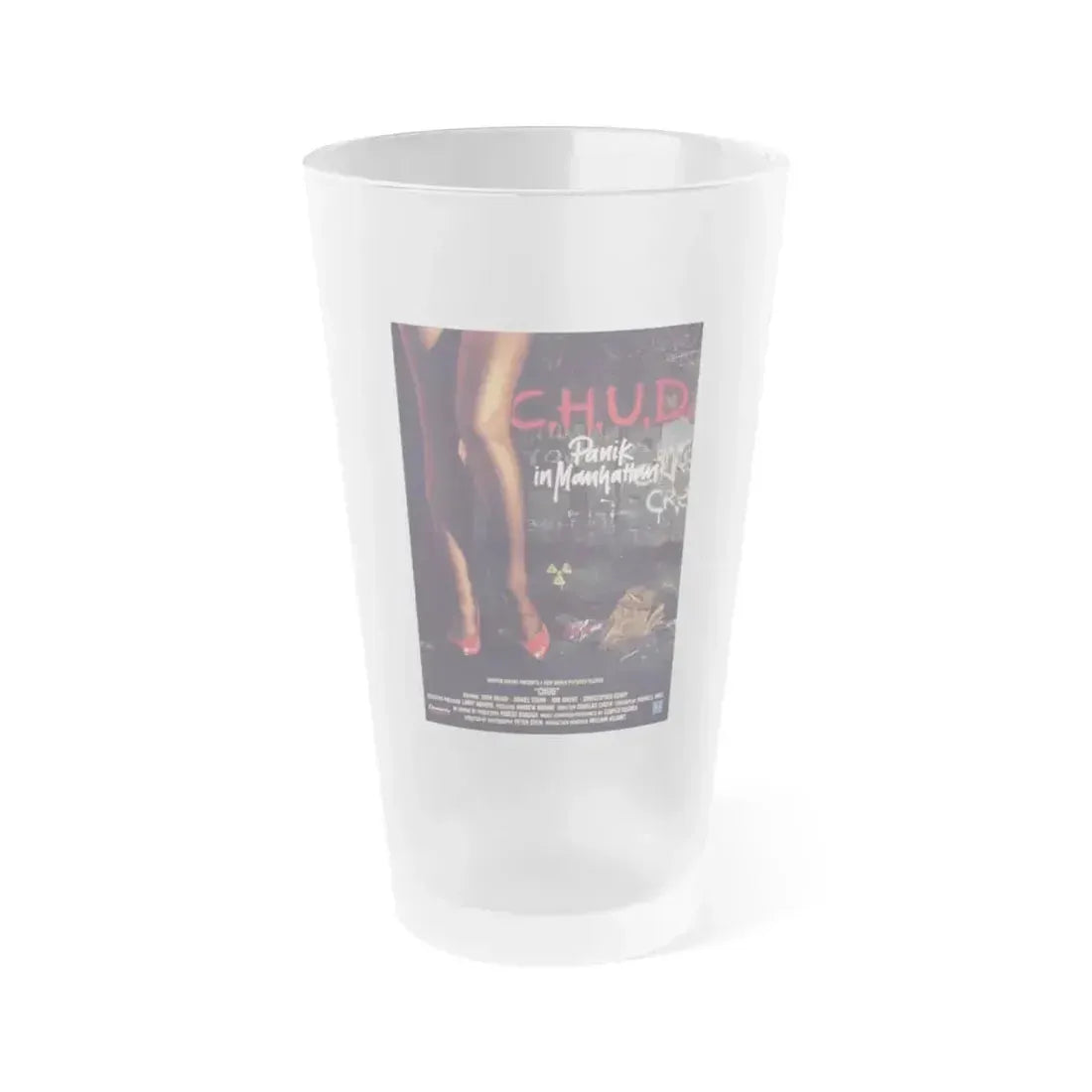 C.H.U.D. (2) 1984 Movie Poster - Frosted Pint Glass 16oz 16oz Frosted - Go Mug Yourself