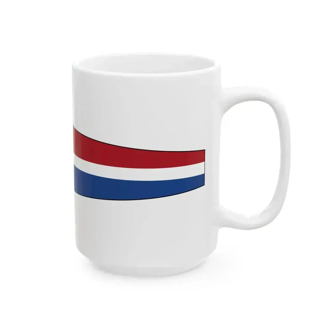 Church Pennant outline (Netherlands) White Coffee Mug - Go Mug Yourself