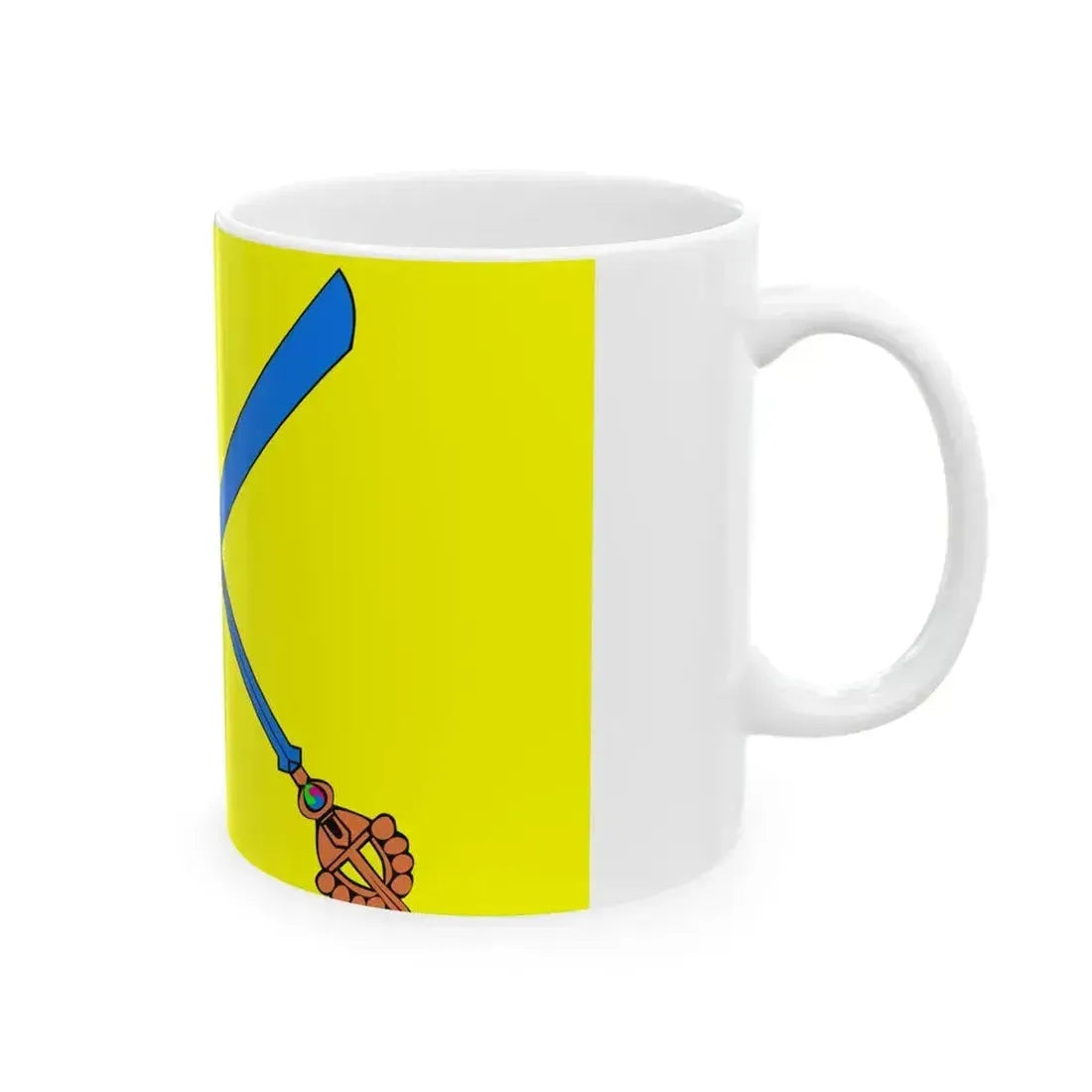 Chushi Gangdruk-flag (China) White Coffee Mug - Go Mug Yourself
