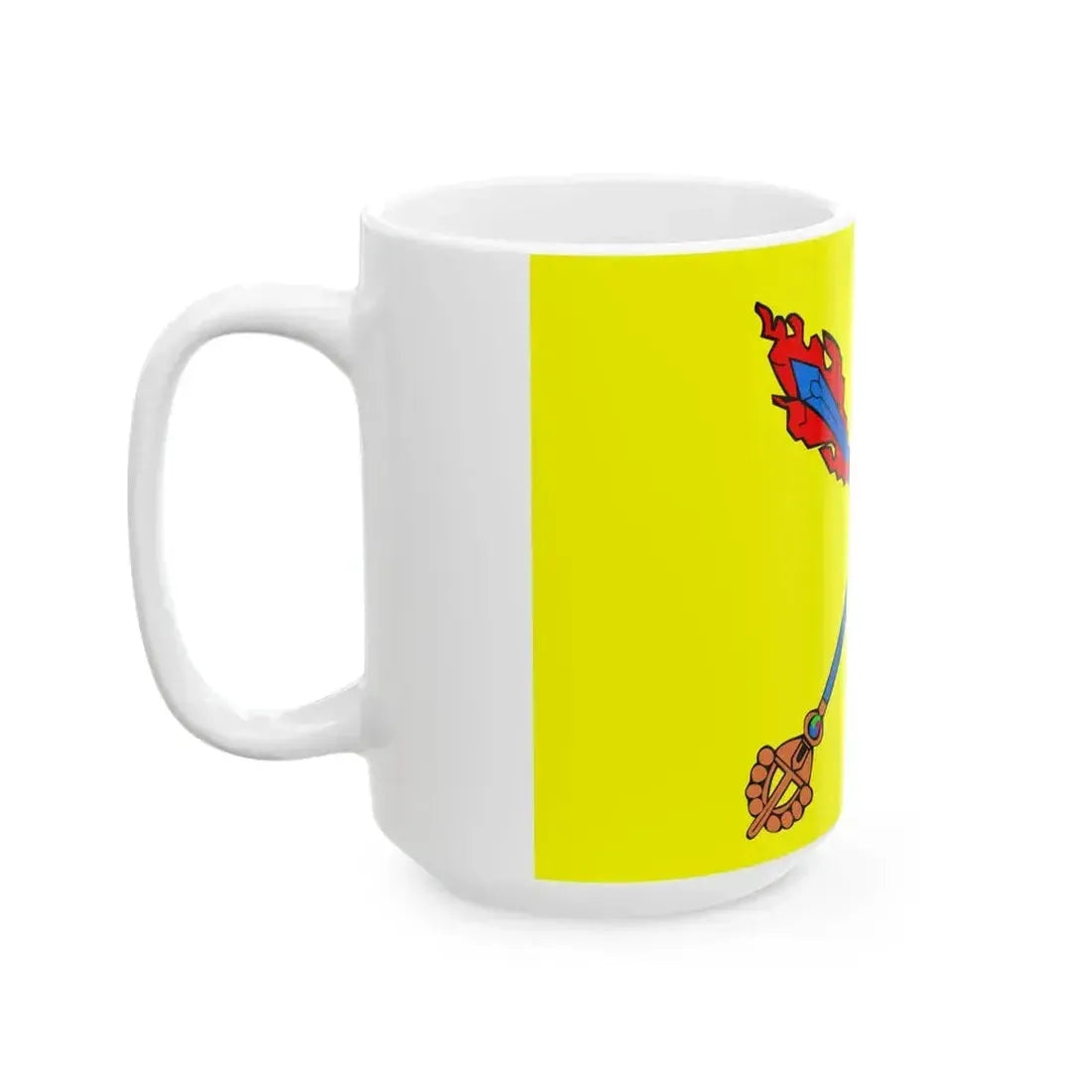Chushi Gangdruk-flag (China) White Coffee Mug - Go Mug Yourself