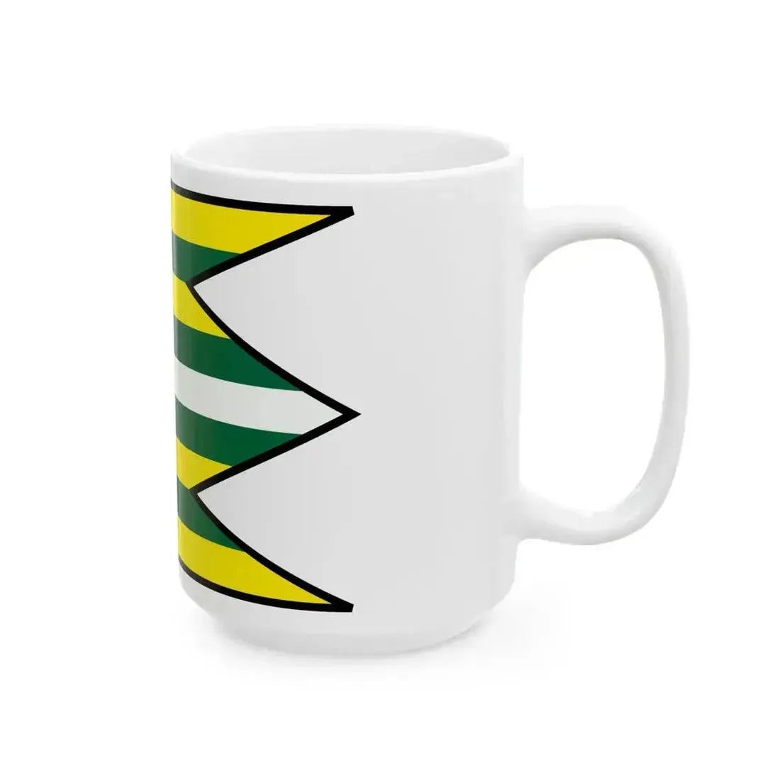 Chvojnica Myjava Flag (Slovakia) White Coffee Mug - Go Mug Yourself