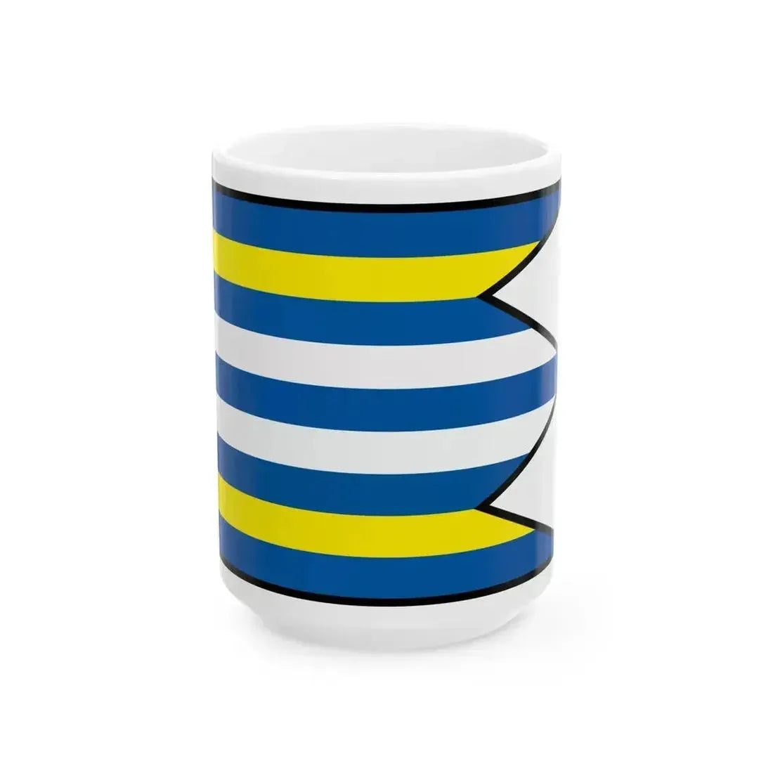 Chvojnica Prievidza Flag (Slovakia) White Coffee Mug 15oz - Go Mug Yourself
