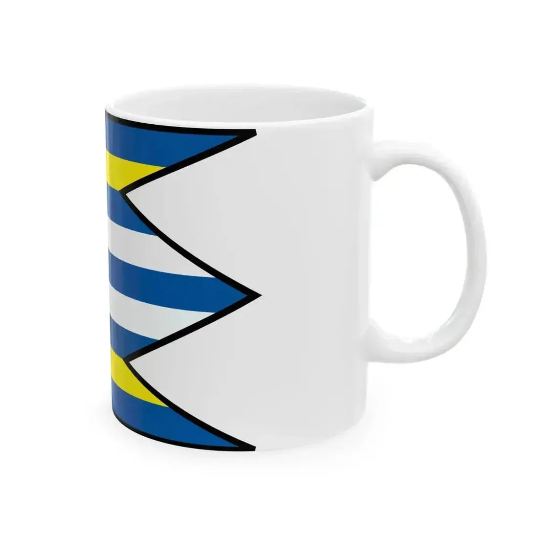 Chvojnica Prievidza Flag (Slovakia) White Coffee Mug - Go Mug Yourself