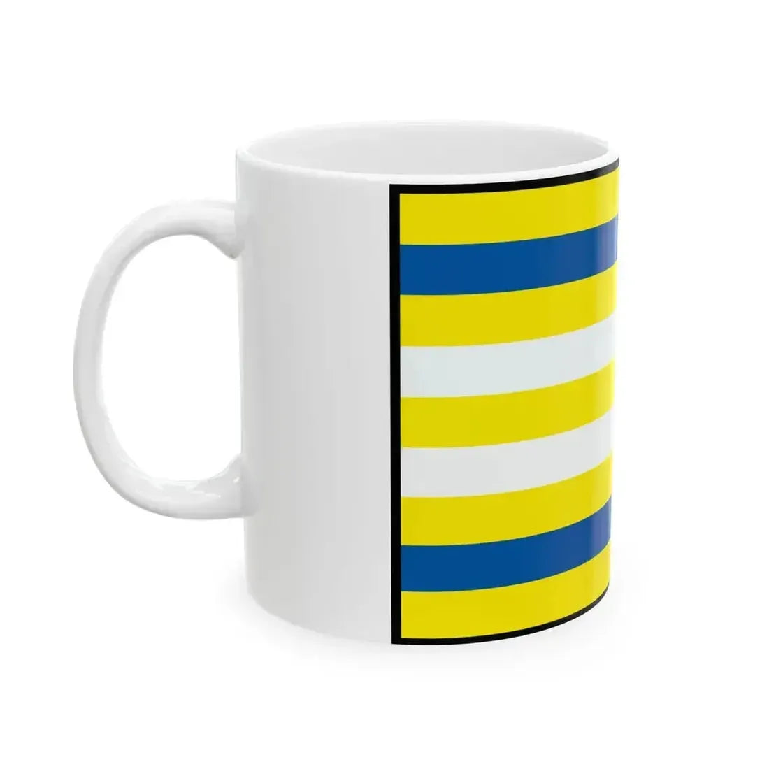Cicmany Zilina Flag (Slovakia) White Coffee Mug - Go Mug Yourself